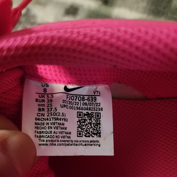 Nike Air Max Pre Day Women's Hyper Pink /White Running shoes - Picture 6 of 6